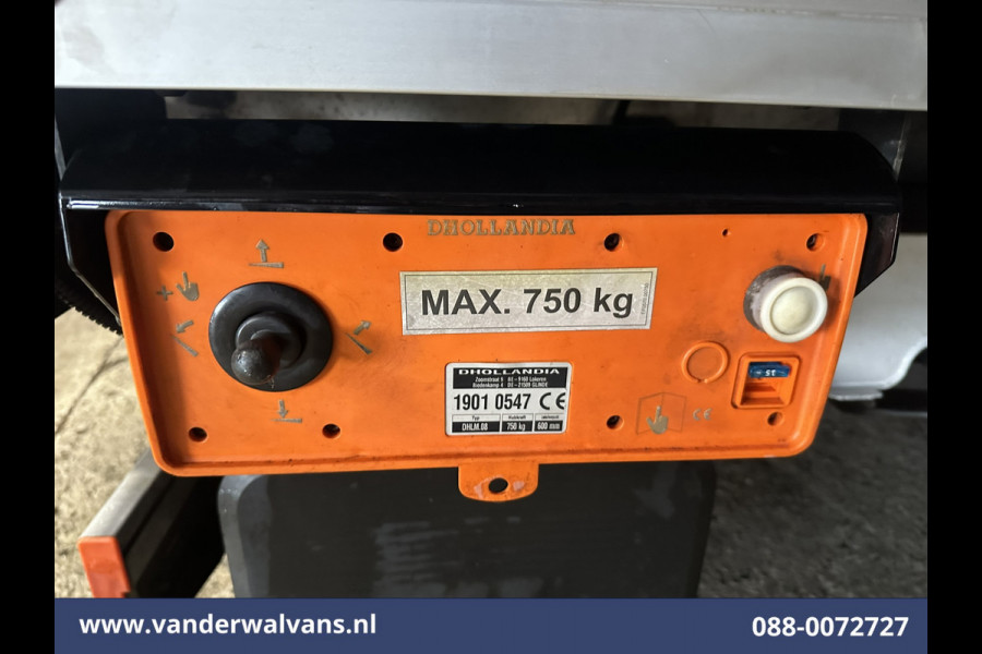 Renault Master 2.3 dCi 131pk Bakwagen Dhollandia Laadklep Euro6 Airco | 935kg laadvermogen Bijrijdersbank