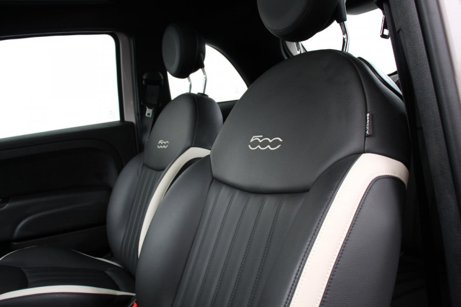 Fiat 500 1.2 Lounge | Lederen Bekleding | Climate control | Panorama dak | Parkeer sensoren | Bluetooth | Lichtmetalen velgen