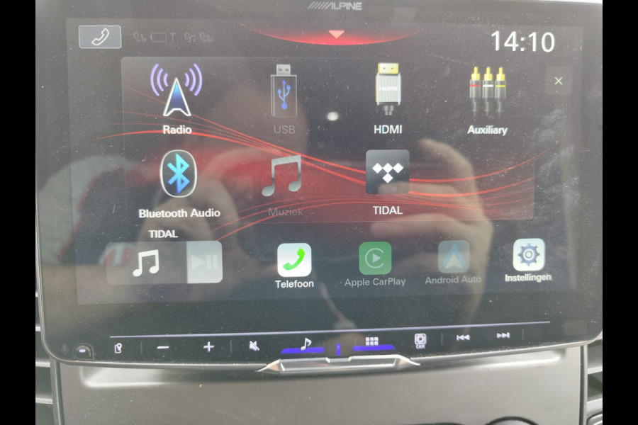 Ford Transit 2.0TDCI 130pk 350 L4H3 Navi Camera Pdc Apple Carplay Android WiFi Airco Cruise Control Voorruit-Verwarmd Regensensor DAB Schuifdeur Betonplex Vloer Wandbetimmering Roll Stability Control Led Spoorwisselassist Euro 6 Zeer Compleet!