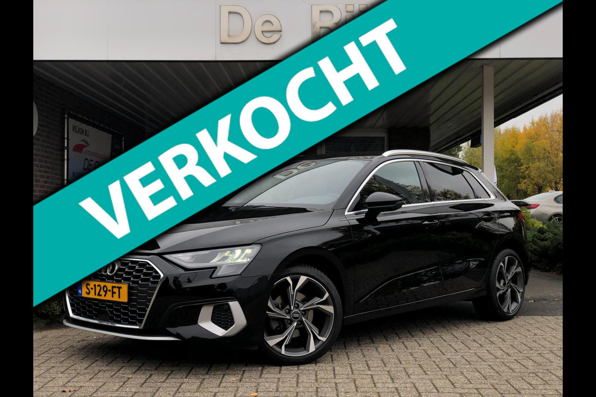 Audi A3 Sportback 30 TFSI Advanced Ed. | V.Cockp., ACC, Navi, Carplay/Android, Stoelverw., 18'' LMV, PDC, LED | Dealeronderhouden|