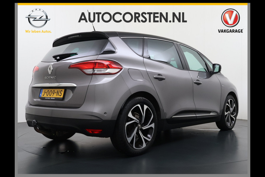 Renault Scénic 1.3TCe 141PK 3D-Navi Camera Lmv 20" Bose®-Sound Trekhaak Ecc Cruise Control Pdc Apple Carplay/Android Keyless Stoelverwarming+Massage Multi-Sense Led Regen-Lichtsensor Parkeer assistent Zeer complete Scenic, vanaf 2020 door ons onderhouden!