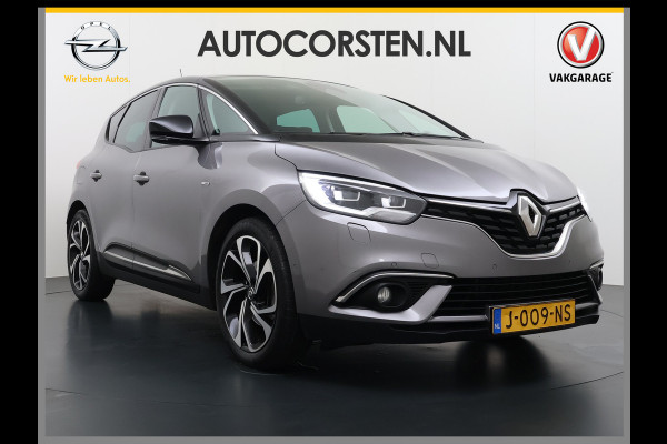 Renault Scénic 1.3TCe 141PK 3D-Navi Camera Lmv 20" Bose®-Sound Trekhaak Ecc Cruise Control Pdc Apple Carplay/Android Keyless Stoelverwarming+Massage Multi-Sense Led Regen-Lichtsensor Parkeer assistent Zeer complete Scenic, vanaf 2020 door ons onderhouden!