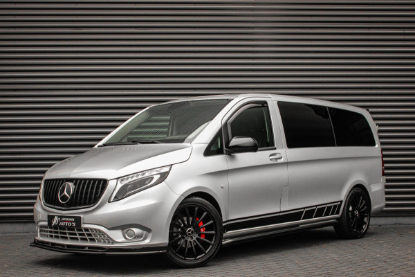 Mercedes-Benz Vito 136PK LANG JB- EDITION FULL BLACK / AMG / SPOILER / VERLAGINGSVEREN / NAVIGATIE / SIDE- BARS / FULL / NAVIGATIE