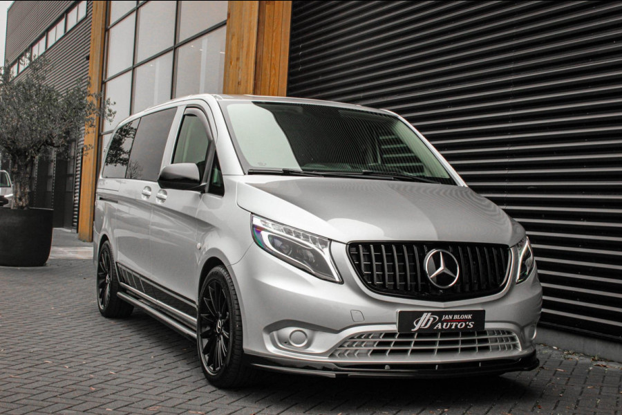 Mercedes-Benz Vito 136PK LANG JB- EDITION FULL BLACK / AMG / SPOILER / VERLAGINGSVEREN / NAVIGATIE / SIDE- BARS / FULL / NAVIGATIE
