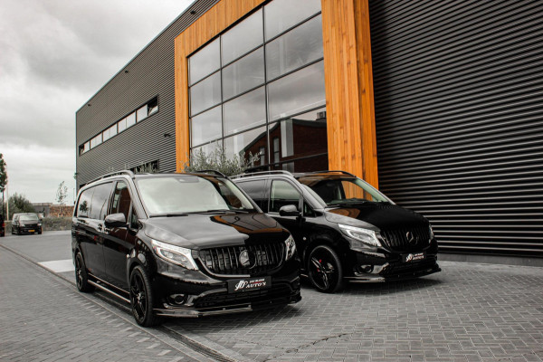 Mercedes-Benz Vito 136PK LANG JB- EDITION FULL BLACK / AMG / SPOILER / VERLAGINGSVEREN / NAVIGATIE / SIDE- BARS / FULL / NAVIGATIE