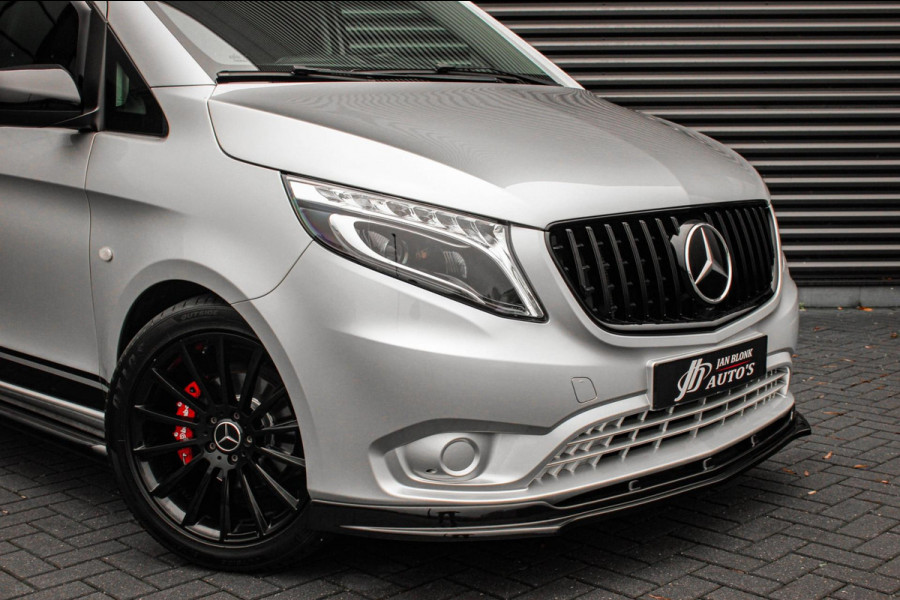 Mercedes-Benz Vito 136PK LANG JB- EDITION FULL BLACK / AMG / SPOILER / VERLAGINGSVEREN / NAVIGATIE / SIDE- BARS / FULL / NAVIGATIE