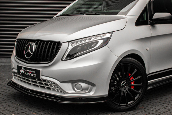 Mercedes-Benz Vito 136PK LANG JB- EDITION FULL BLACK / AMG / SPOILER / VERLAGINGSVEREN / NAVIGATIE / SIDE- BARS / FULL / NAVIGATIE