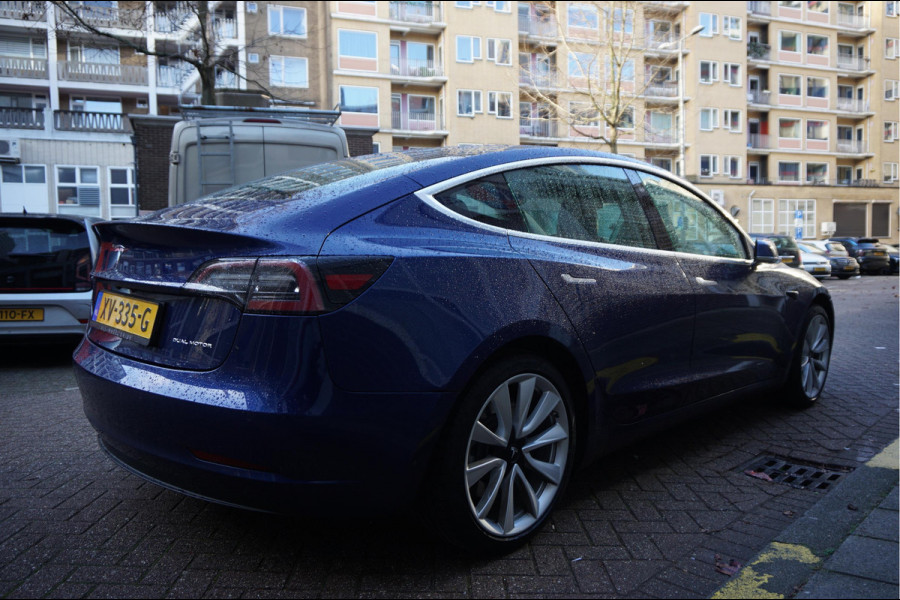 Tesla Model 3 Long Range AWD 75 kWh | BTW AUTO | Orig Nederlands | Panoramadak | Prachtige staat en staat van onderhoud |