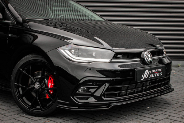 Volkswagen Polo 1.0 TSI 110PK DSG R-LINE / FULL BLACK / VERLAGINGSVEREN / APPLE CARPLAY / LED KOPLAMPEN / DIGITAL DASCH / MAXTON