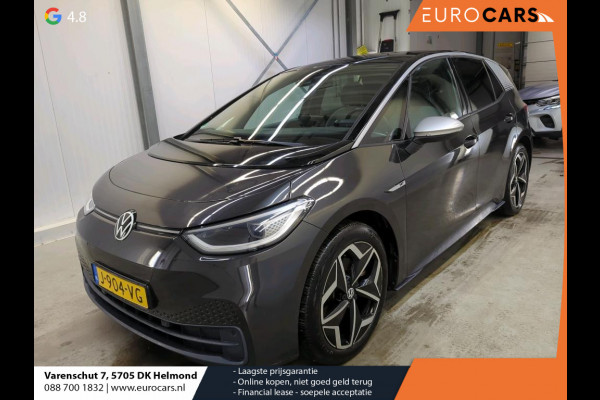 Volkswagen ID.3 First Plus 58 kWh Navigatie Apple Carplay/Android Auto Camera Parkeersensoren Adaptive Cruise Control Full LED Matrix Stoel- en stuurverwarming Lichtmetalen velgen Climate Control