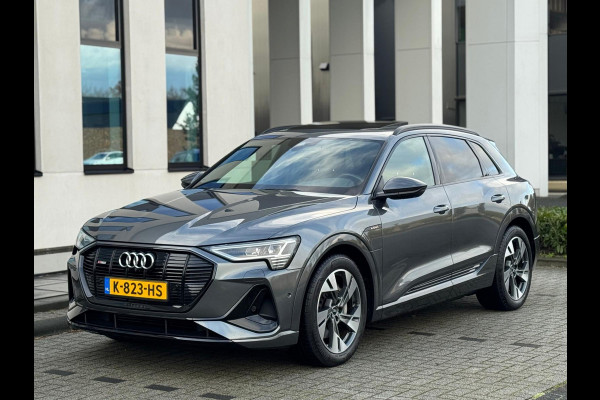 Audi e-tron 55 quattro S edition 95 kWh,2 X S-LINE, panoramadak, camera, vol opties, 25000 km, 1 e eigenaar, NL auto met nap
