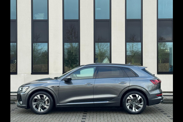 Audi e-tron 55 quattro S edition 95 kWh,2 X S-LINE, panoramadak, camera, vol opties, 25000 km, 1 e eigenaar, NL auto met nap