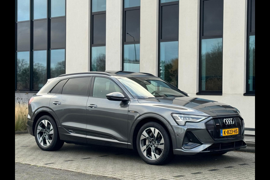 Audi e-tron 55 quattro S edition 95 kWh,2 X S-LINE, panoramadak, camera, vol opties, 25000 km, 1 e eigenaar, NL auto met nap