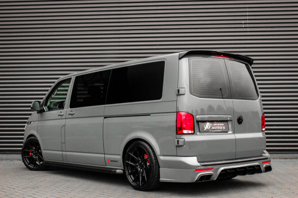 Volkswagen Transporter 2.0 TDI L2H1 150PK BULLI DC DUBBEL CABINE / LEIGHTONVANS BODYKIT / FULL OPTINS / LEDER / FULL BLACK / APPLE