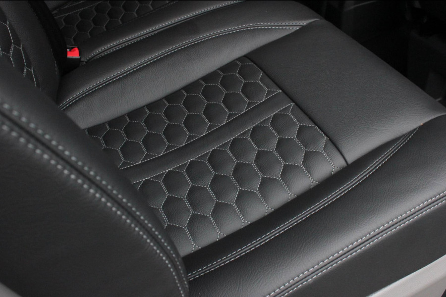 Volkswagen Transporter 2.0 TDI L2H1 150PK BULLI DC DUBBEL CABINE / LEIGHTONVANS BODYKIT / FULL OPTINS / LEDER / FULL BLACK / APPLE