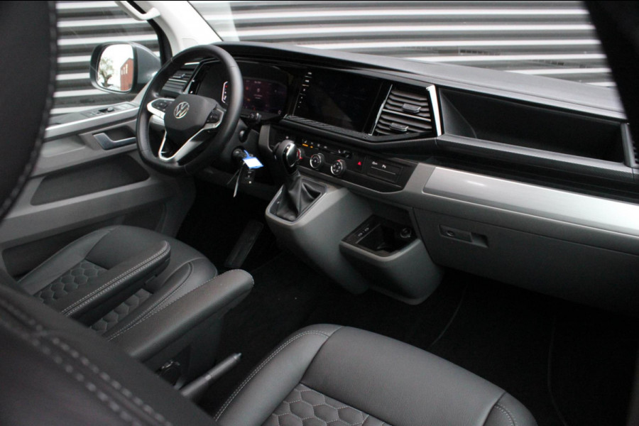 Volkswagen Transporter 2.0 TDI L2H1 150PK BULLI DC DUBBEL CABINE / LEIGHTONVANS BODYKIT / FULL OPTINS / LEDER / FULL BLACK / APPLE