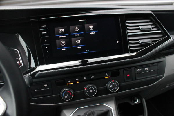 Volkswagen Transporter 2.0 TDI L2H1 150PK BULLI DC DUBBEL CABINE / LEIGHTONVANS BODYKIT / FULL OPTINS / LEDER / FULL BLACK / APPLE