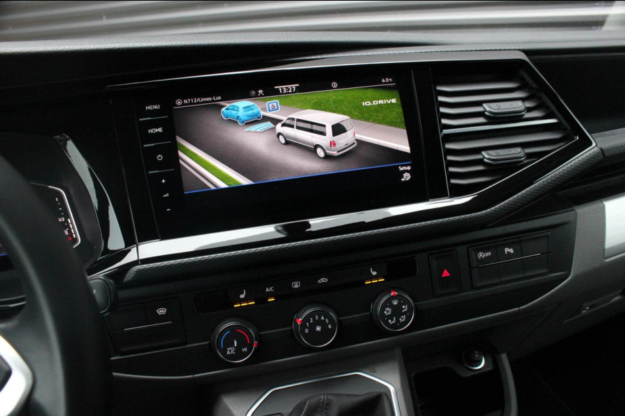 Volkswagen Transporter 2.0 TDI L2H1 150PK BULLI DC DUBBEL CABINE / LEIGHTONVANS BODYKIT / FULL OPTINS / LEDER / FULL BLACK / APPLE