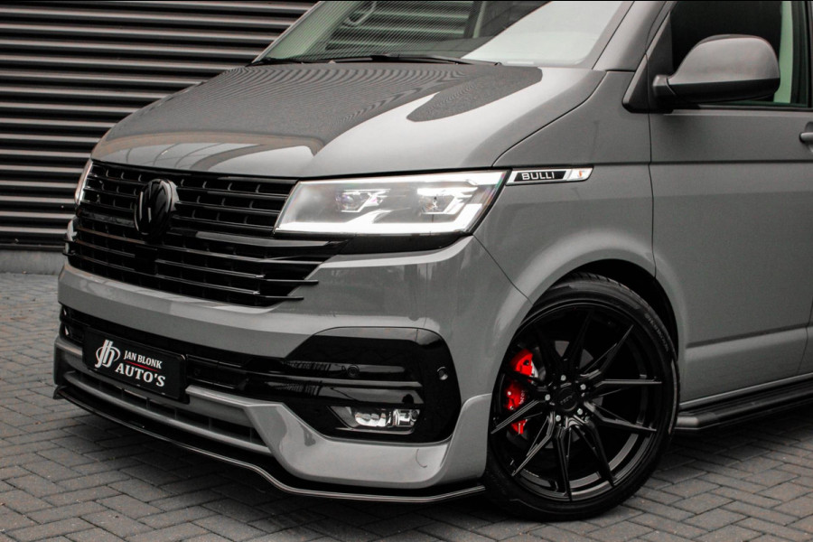 Volkswagen Transporter 2.0 TDI L2H1 150PK BULLI DC DUBBEL CABINE / LEIGHTONVANS BODYKIT / FULL OPTINS / LEDER / FULL BLACK / APPLE