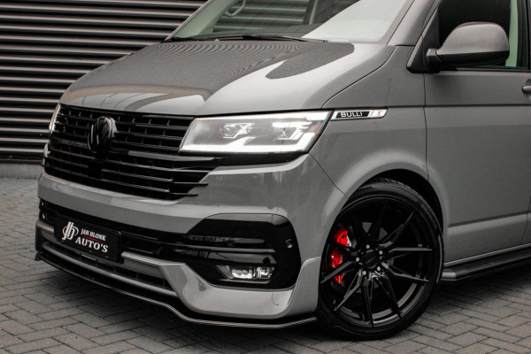 Volkswagen Transporter 2.0 TDI L2H1 150PK BULLI DC DUBBEL CABINE / LEIGHTONVANS BODYKIT / FULL OPTINS / LEDER / FULL BLACK / APPLE