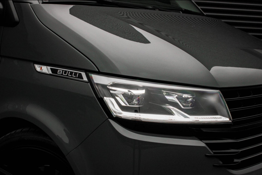 Volkswagen Transporter 2.0 TDI L2H1 150PK BULLI DC DUBBEL CABINE / LEIGHTONVANS BODYKIT / FULL OPTINS / LEDER / FULL BLACK / APPLE