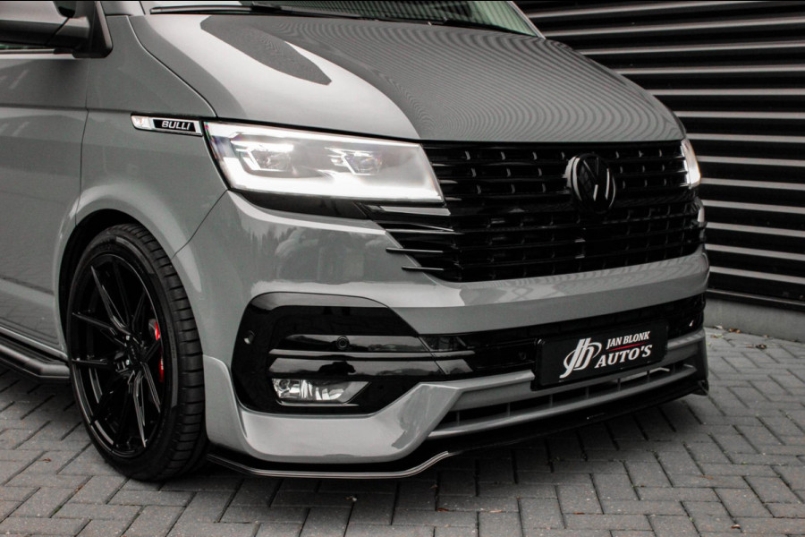 Volkswagen Transporter 2.0 TDI L2H1 150PK BULLI DC DUBBEL CABINE / LEIGHTONVANS BODYKIT / FULL OPTINS / LEDER / FULL BLACK / APPLE