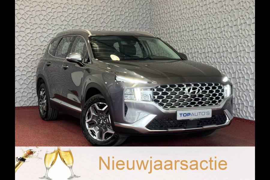 Hyundai Santa Fe 1.6 T-GDI PHEV PREMIUM 7P AWD LEER ELEK.KLEP CAMERA NAVI STOEL/STUUR VERW. PLUG IN HYBRID phev