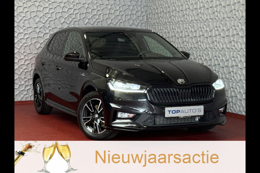 Škoda Fabia 1.0 TSI 116PK MONTE CARLO BLACK CAMERA LED STOEL/STUUR VERW ADAP, CRUISE VIC.COCKPIT 03/2025