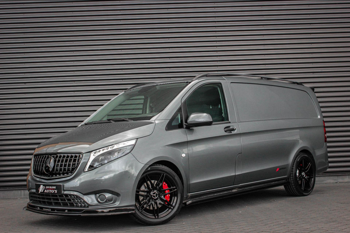 Mercedes-Benz Vito 215PK JB- EDITION FULL BLACK / AMG / SPOILER / VERLAGINGSVEREN / NAVIGATIE / CLIMATE CONTROL / TREKHAAK / CRUIS