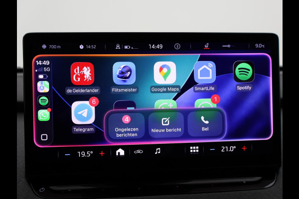 Škoda ENYAQ iV 80 + CAMERA | ADAPTIVE CRUISE | SFEERVERLICHTING | CARPLAY | STUURVERW.