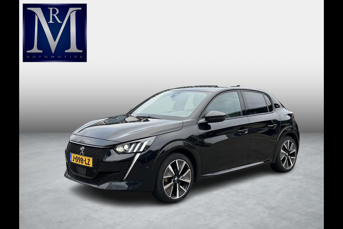 Peugeot e-208 EV GT 350 50 kWh | 3-fase laden | SOH 88% | Panoramadak | Adaptieve cruise control | Virtual cockpit | Stoelverwarming | Full options