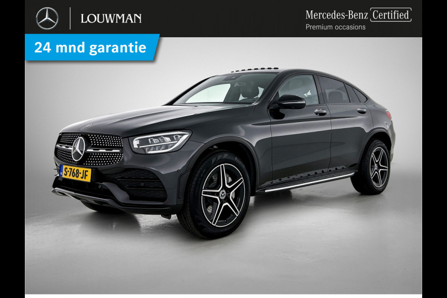 Mercedes-Benz GLC Coupé 300 e 4MATIC Business Solution AMG | 360 Camera | Memory Seats | Sfeerverlichting | Treeplanken | Trekhaak |  Navigatie | Schuifdak | 24 Maanden Mercedes-Benz Certified Garantie.
