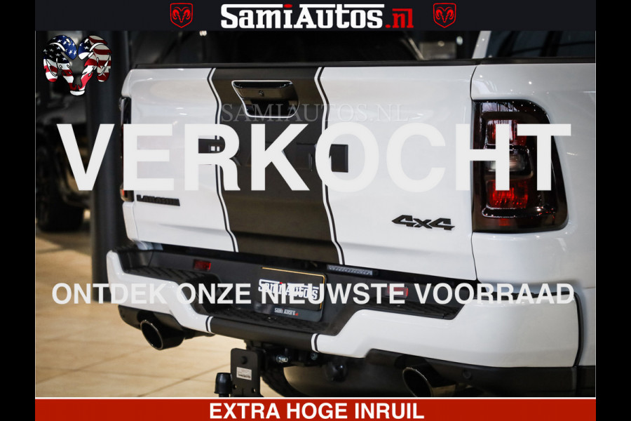 Dodge Ram 1500 GEEN MEERPRIJS | ALL IN | HELLCAT WHEELS | WIDE BODY | Laramie Night | 420Pk 636 Nn | Extra Groot Scherm + Passagiers Scher Comfortabele Dubbele Cabine met Royale 5 Zitplaatsen | Nu Leverbaar uit Voorraad | Voorraad Nr 2223 - 5047