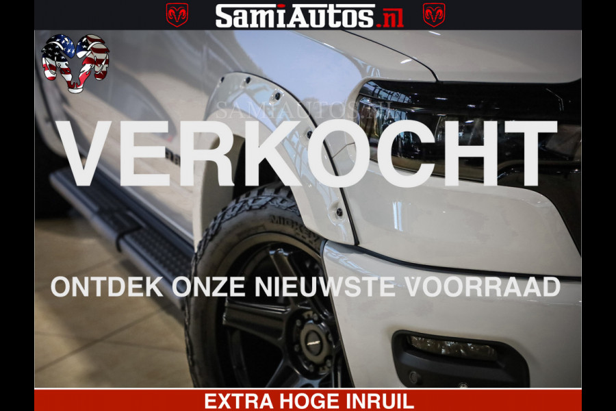 Dodge Ram 1500 GEEN MEERPRIJS | ALL IN | HELLCAT WHEELS | WIDE BODY | Laramie Night | 420Pk 636 Nn | Extra Groot Scherm + Passagiers Scher Comfortabele Dubbele Cabine met Royale 5 Zitplaatsen | Nu Leverbaar uit Voorraad | Voorraad Nr 2223 - 5047