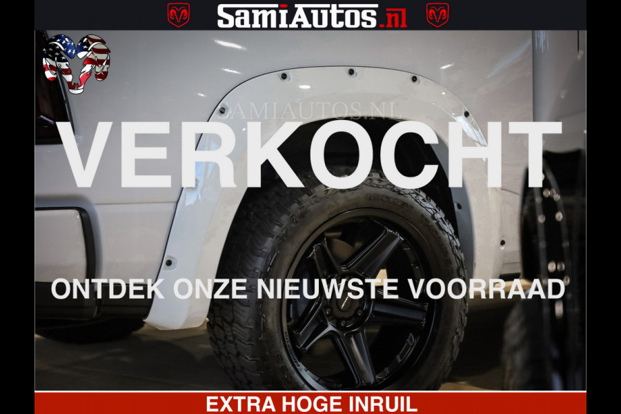 Dodge Ram 1500 GEEN MEERPRIJS | ALL IN | HELLCAT WHEELS | WIDE BODY | Laramie Night | 420Pk 636 Nn | Extra Groot Scherm + Passagiers Scher Comfortabele Dubbele Cabine met Royale 5 Zitplaatsen | Nu Leverbaar uit Voorraad | Voorraad Nr 2223 - 5047