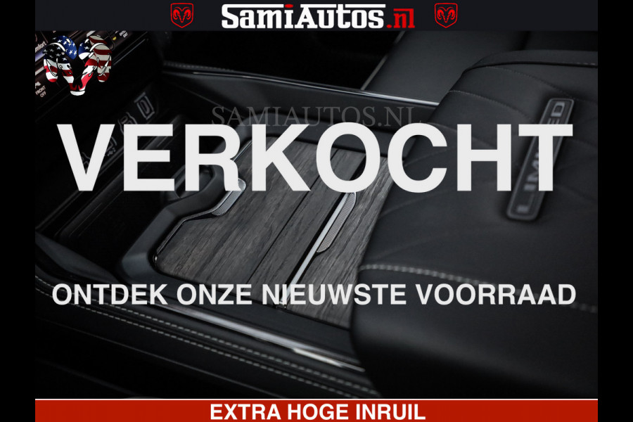 Dodge Ram 1500 Limited Night H.O 540HP 706Nm | Massage + Full Option | De Meest Luxe en Volle Pick-Up in zijn Klasse | Comfortabele Dubbele Cabine met Royale 5 Zitplaatsen | BPM vrij | Nu Leverbaar uit Voorraad | Voorraad Nr 2323 - 5168