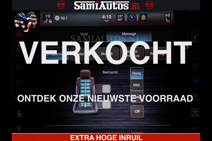 Dodge Ram 1500 Limited Night H.O 540HP 706Nm | Massage + Full Option | De Meest Luxe en Volle Pick-Up in zijn Klasse | Comfortabele Dubbele Cabine met Royale 5 Zitplaatsen | BPM vrij | Nu Leverbaar uit Voorraad | Voorraad Nr 2323 - 5168