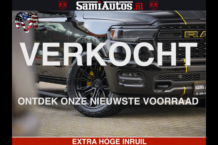 Dodge Ram 1500 Limited Night H.O 540HP 706Nm | Massage + Full Option | De Meest Luxe en Volle Pick-Up in zijn Klasse | Comfortabele Dubbele Cabine met Royale 5 Zitplaatsen | BPM vrij | Nu Leverbaar uit Voorraad | Voorraad Nr 2329 - 5135