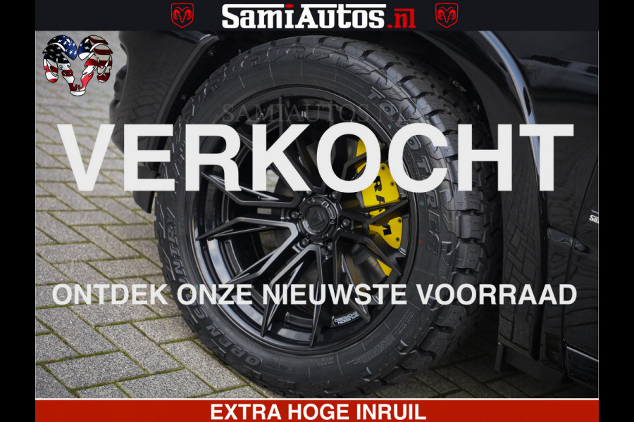 Dodge Ram 1500 Limited Night H.O 540HP 706Nm | Massage + Full Option | De Meest Luxe en Volle Pick-Up in zijn Klasse | Comfortabele Dubbele Cabine met Royale 5 Zitplaatsen | BPM vrij | Nu Leverbaar uit Voorraad | Voorraad Nr 2329 - 5135