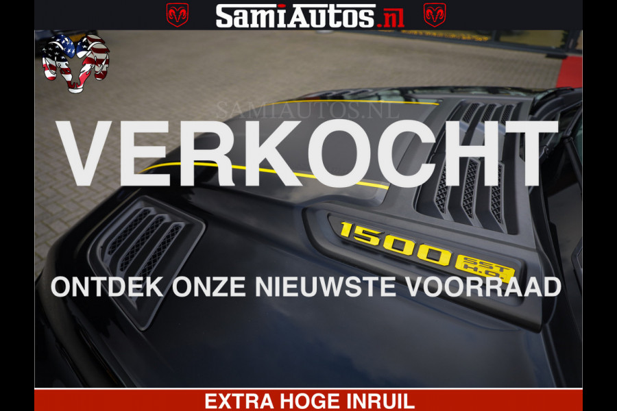 Dodge Ram 1500 Limited Night H.O 540HP 706Nm | Massage + Full Option | De Meest Luxe en Volle Pick-Up in zijn Klasse | Comfortabele Dubbele Cabine met Royale 5 Zitplaatsen | BPM vrij | Nu Leverbaar uit Voorraad | Voorraad Nr 2329 - 5135