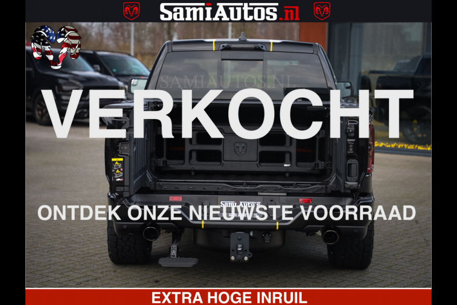 Dodge Ram 1500 Limited Night H.O 540HP 706Nm | Massage + Full Option | De Meest Luxe en Volle Pick-Up in zijn Klasse | Comfortabele Dubbele Cabine met Royale 5 Zitplaatsen | BPM vrij | Nu Leverbaar uit Voorraad | Voorraad Nr 2329 - 5135