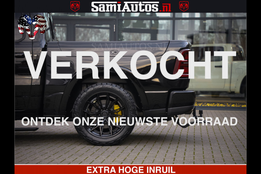Dodge Ram 1500 Limited Night H.O 540HP 706Nm | Massage + Full Option | De Meest Luxe en Volle Pick-Up in zijn Klasse | Comfortabele Dubbele Cabine met Royale 5 Zitplaatsen | BPM vrij | Nu Leverbaar uit Voorraad | Voorraad Nr 2329 - 5135