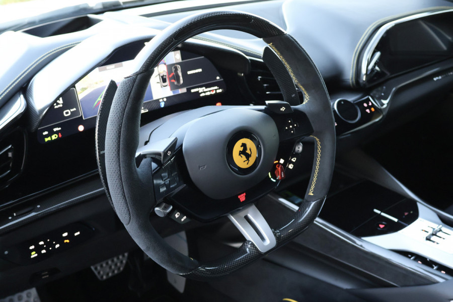 Ferrari Purosangue 6.5 V12 | NEW | INCL. VAT/BPM | NO REGISTRATION | 135K OPTIONS | CARBON WHEELHOUSE, R+F DIFFUSERS, UNDERDOOR, MIRRORS, DOORPANEL MASSAGE REAR SEATS | FULL LEATHER PACK | DIGITAL REAR VIEW CAMERA | PRIVACY GLASS | REAR SEATS COOLED/HEATED | BURMESTER HIGH END AUDIO | ACTIVE MATRIX LED HEADLIGHTS | VAT REF. |