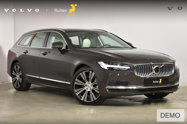 Volvo V90 T6 350PK Automaat Plug-in Hybrid AWD Plus Bright / Adaptieve cruise control/ BLIS / Elektrische stoelen/ Luchtvering/ Stoel en stuurwielverwarming/ Parkeersensoren met camera