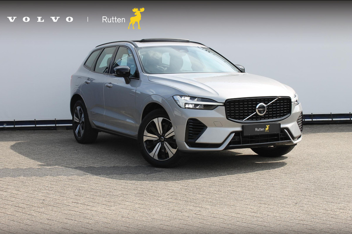 Volvo XC60 T6 350PK Automaat Plug-in hybrid AWD Plus Dark Apple Carplay / Adaptive cruise control / Panorama dak / Elektrisch bedienbare bestuurderstoel met geheugen / Keyless Entry / Elektrische achterklep
