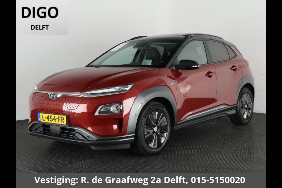 Hyundai Kona EV Fashion Design 64 kWh Two-Tone 400 km actieradius | ACCU 100% | Navigatie | Schuif-/Kanteldak | Leder |