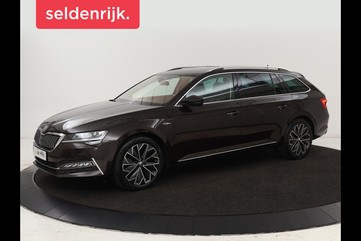 Škoda Superb 1.4 TSI iV Laurin & Klement | Leder | Trekhaak | Adaptive cruise | Stoelverwarming | Canton Sound | Navigatie | Memory | Full LED | Keyless | Carplay | PHEV
