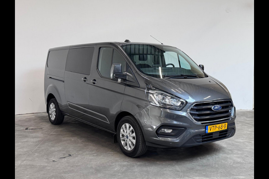 Ford Transit Custom 300 2.0 TDCI L2H1 Limited Dubbele Cabine Navigatie Airco 2 Schuifdeuren Trekhaak Parkeersensoren Carplay DAB