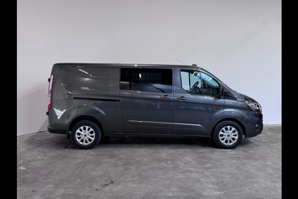 Ford Transit Custom 300 2.0 TDCI L2H1 Limited Dubbele Cabine Navigatie Airco 2 Schuifdeuren Trekhaak Parkeersensoren Carplay DAB