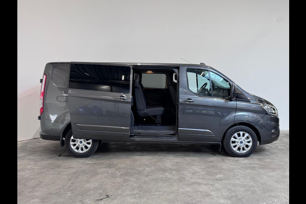 Ford Transit Custom 300 2.0 TDCI L2H1 Limited Dubbele Cabine Navigatie Airco 2 Schuifdeuren Trekhaak Parkeersensoren Carplay DAB